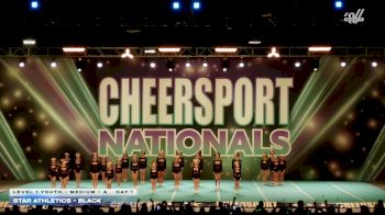 Star Athletics - Black [2026 L1 Youth - Medium - A Day 1] 2026 CHEERSPORT National All Star Cheerleading Championship