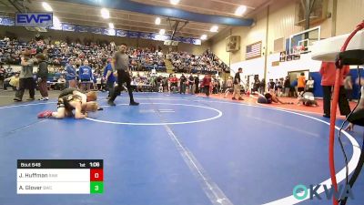 70 lbs Final - Jaxon Huffman, Raw Wrestling Club vs Abel Glover, Brushy Wrestling Club