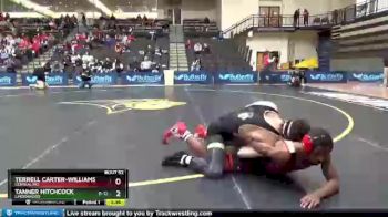 133 lbs Quarterfinal - Terrell Carter-Williams, Central Mo. vs Tanner Hitchcock, Lindenwood
