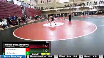 113 lbs Champ. Round 1 - Connor Everetts, West Salem vs Timur Muzaffarov, David Douglas