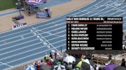 Youth Girls' 100m Hurdles, Semi-Finals 4 - Age 11