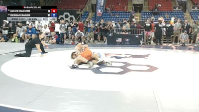165 lbs Cons. Rd Of 16 - Jacob Hadden, Oklahoma vs Keegan Rager, Wyoming