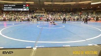 66 lbs Consi Of 8 #2 - Kathy Waldron, Milo Wrestling Club vs Ella Berry, Team Tulsa Wrestling Club