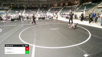46 lbs Round Of 16 - Emerson Braun, Owasso Takedown Club vs Hadley-Glen Smith, Coweta Tiger Wrestling