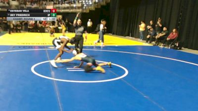 5A 106 lbs Champ. Round 1 - Bey Friedrich, Dallas Highland Park vs Esteban Vela, Corpus Christi Veterans Memorial