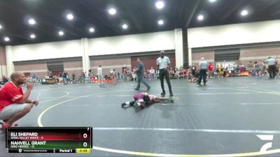 53 lbs Round 1 (6 Team) - Nahvell Grant, Ohio Heroes vs Eli Shepard, Steel Valley White