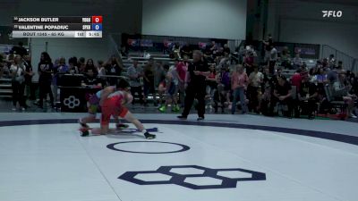 65 kg Champ. Rd Of 64 - Jackson Butler, Young Guns vs Valentine Popadiuc, St. Pius X High School Wrestling