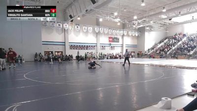 190 lbs Quarters & 1st Wb (16 Team) - Jace Felipe, Brookwood vs Virgilito Santana, North Paulding