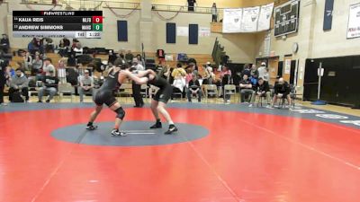 157 lbs Consi Of 8 #2 - Kaua Reis, Milford vs Andrew Simmons, Mansfield