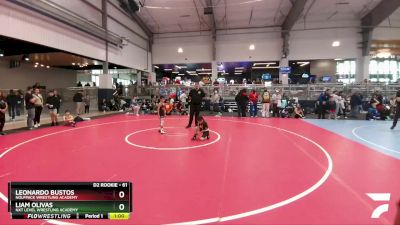 61 lbs Cons. Round 2 - Leonardo Bustos, Nolfpack Wrestling Academy vs Liam Olivas, NXT Level Wrestling Academy
