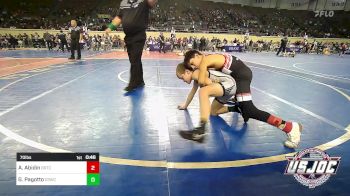 70 lbs Quarterfinal - Asher Abidin, BRTC vs Giovanni Daniel Pagotto, D3 Wrestling Cluib