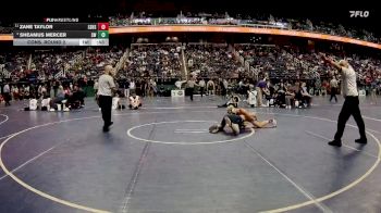 3A 120 lbs Cons. Round 2 - Zane Taylor, St. Stephens High School vs Sheamus Mercer, Swansboro High School