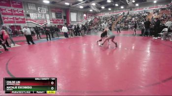 120 lbs Cons. Round 3 - Natalie Escobedo, Bonita vs Chloe Lin, Newbury Park