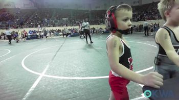 55 lbs Consi Of 16 #2 - Clay Blankenship, Mustang Bronco Wrestling Club vs Kyle Gilbreath, Geary Youth Wrestling