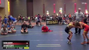 58 lbs Finals (8 Team) - Snyder Kurtz, East Kansas Eagles vs Taten Roper, MO Outlaws Gold
