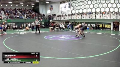 120 lbs Cons. Round 6 - Nash Finley, Granville vs Luke Mokros, Olentangy (Lewis Center)