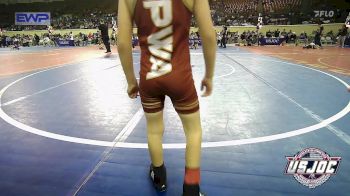 55 lbs Consi Of 8 #1 - Michael Mairel, Perry Wrestling Academy vs Jasper Lockett Jr, Cowboy Wrestling Club