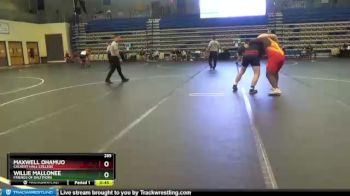 285 lbs Cons. Round 4 - Willie Mallonee, Friends Of Baltimore vs Maxwell Ohamuo, Calvert Hall College