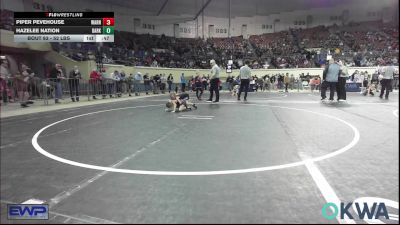 52 lbs Consi Of 4 - Piper Pevehouse, Warner Eagles Youth Wrestling vs Hazelee Nation, Darko Valley Wolf Pack
