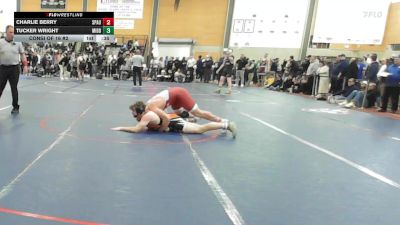215 lbs Consi Of 16 #2 - Charlie Berry, Spaulding VT vs Tucker Wright, Middlebury