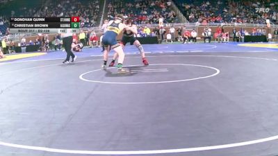 D2-126 lbs Cons. Round 3 - Donovan Quinn, St Johns vs Christian Brown, Algonac