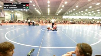 126 lbs Rr Rnd 2 - Dominick Lezark, OBWC Red vs Kaleb Komisarski, Ragin Raisins Niagara HS