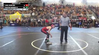 112 lbs Cons. Round 3 - Paxton Barker C3, Cowtown Wrestling Academy vs Cael Dunn NE5, Beaver Local