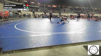 88 lbs Quarterfinal - Carter Schmedt, Prodigy Elite Wrestling vs Crew Card, Tulsa Blue T Panthers