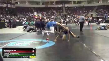 5A 113 lbs Cons. Round 3 - Noah Gurule, Los Lunas vs Angelo Montoya, La Cueva