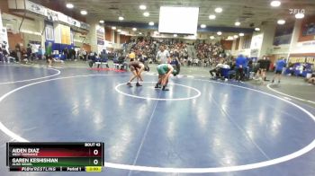 113 lbs Champ. Round 1 - Garen Keshishian, Aliso Niguel vs Aiden Diaz, West Torrance