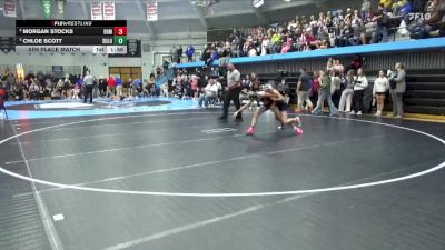 105 lbs 5th Place Match - Chloe Scott, Solon vs Morgan Stocks, BGM, Brooklyn