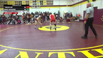 133 lbs Champ. Round 2 - Mikey Schliewe, Skyline College vs Micah Lee, Sacramento City College