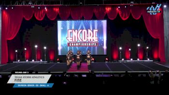 Texas Storm Athletics - Fire [2023 L3 Senior - D2 - Small - A Day 3] 2023 Encore Grand Nationals