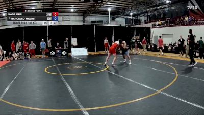 57 kg Cons. Round 5 - Kade Orr, 208 Badgers Wrestling Club vs Marcello Milani, Spartan Combat RTC/ Titan Mercury Wrestling Club (TMWC)