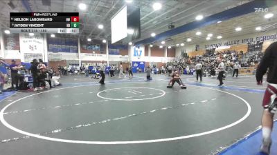 150 lbs 5th Place Match - Nelson LaBombard, Harvard-Westlake vs Jayden Vincent, Huntington Beach