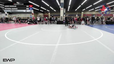 64 lbs Rr Rnd 2 - Addie Knadler, NB Elite Wrestling Club vs Victoria Quiroz, Dead Shot Wrestling Club
