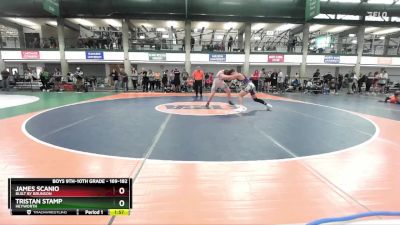 169-182 lbs Semifinal - Tristan Stamp, Heyworth vs James Scanio, Built By Brunson