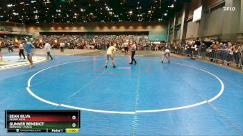 150 lbs Cons. Round 5 - Sean Silva, Desert Vista vs Gunner Benedict, Redwood -Visalia