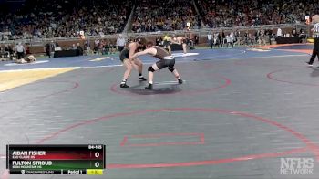 D4-165 lbs Champ. Round 1 - Fulton Stroud, Iron Mountain HS vs Aidan Fisher, Eau Claire HS
