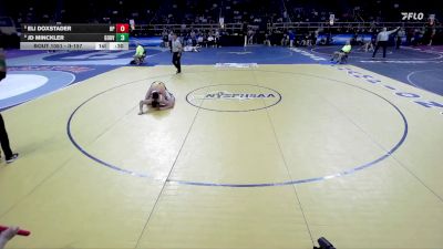 II-157 lbs 7th Place Match - Eli Doxstader, Holland Patent vs JD Minckler, Gouverneur