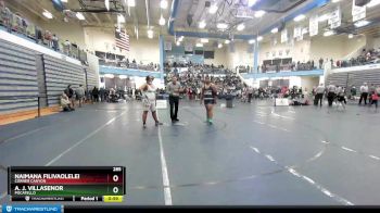 285 lbs Cons. Round 2 - NaiMana Filivaolelei, Corner Canyon vs A. J. Villasenor, Pocatello