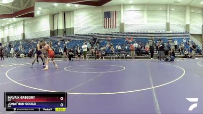 160 lbs Cons. Round 3 - Mavrik Gregory, OH vs Jonathan Gould, OH