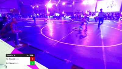 46 lbs Round Of 16 - Wesley Alstatt, Team Grand Valley Elite vs Brooks Chavez, Backyard Brawlers