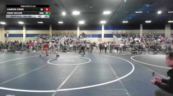 190 lbs Round Of 32 - Landon Jurek, Big Red vs Cruz Taylor, Dcwa