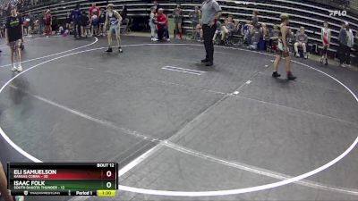 95 lbs Round 4 (6 Team) - Eli Samuelson, Kansas Cobra vs Isaac Folk, South Dakota Thunder