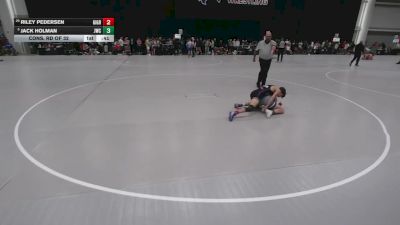 106 lbs Cons. Rd Of 32 - Jack Holman, Juab Wrestling Club vs Riley Pedersen, GI Grapplers