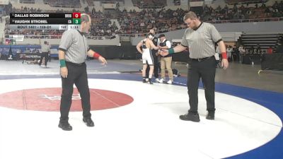 159-D1 1st Place Match - Dallas Robinson, Desert Ridge High School vs Vaughn Strobel, Casteel High School