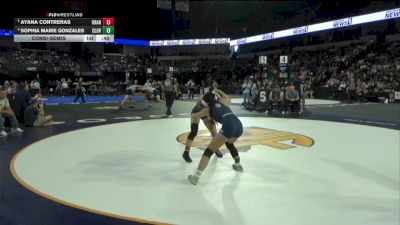 110 lbs Consolation - Ayana Contreras, Orange Vista (SS) vs Sophia Marie Gonzales, Clovis East (CS)