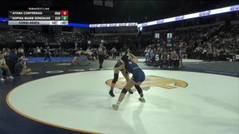 110 lbs Consolation - Ayana Contreras, Orange Vista (SS) vs Sophia Marie Gonzales, Clovis East (CS)