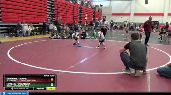 40 lbs Semifinal - Rivers Hallmark, Ironclad Wrestling Club vs Bronner Rape, Alexander City Youth Wrestling